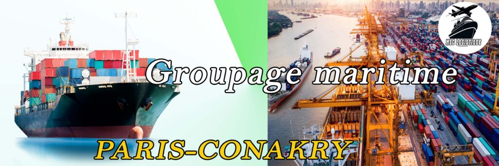 Bannière maritime paris-conakry -